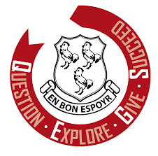 QEGS Ashbourne crest