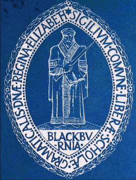 QEGS Blackburn crest