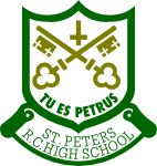 St Peters, Gloucester crest