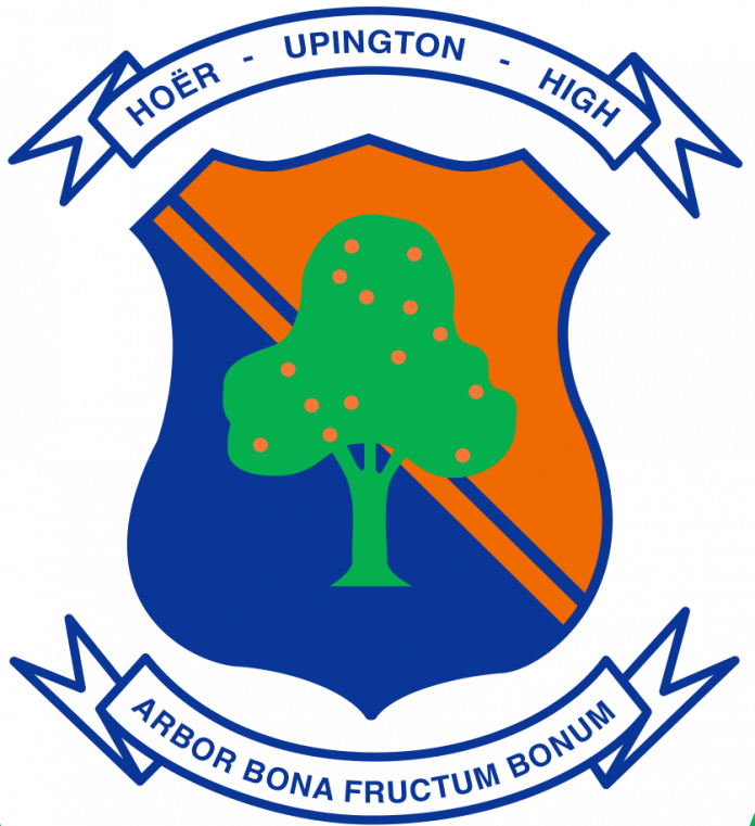 Upington crest